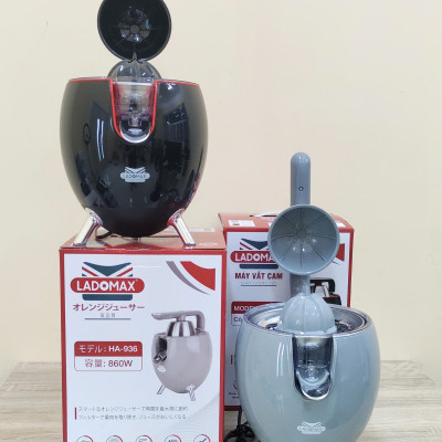 Máy vắt cam công suất lớn Ladomax - Công suất 860W - moto đồng - có linh kiện thay - Màu đen - Hàng chính hãng
