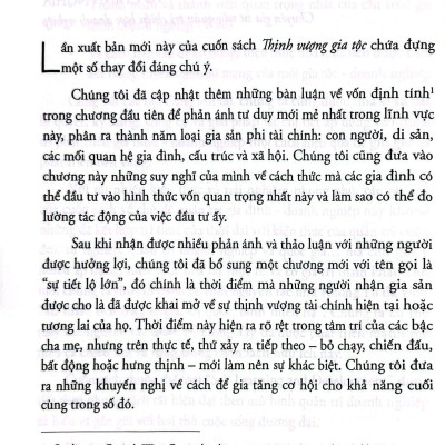 Thịnh Vượng Gia Tộc ( Bìa Mềm)
