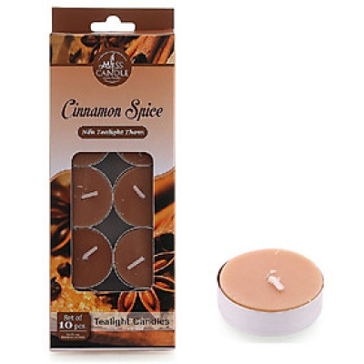 Hộp 10 Nến Thơm Hương Mocha Latte Miss Candle FTRAMART EDC0368 (Nâu Đậm)