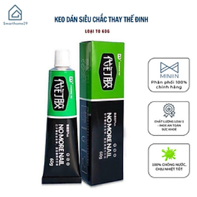 Keo Siêu Dính Đa Năng - Keo Dán Siêu Chắc Mọi Bề Mặt, Nhanh Khô, Không Làm Hỏng Bề Mặt Tường, Không Cần Khoan Đục - HÀNG CHÍNH HÃNG MINIIN