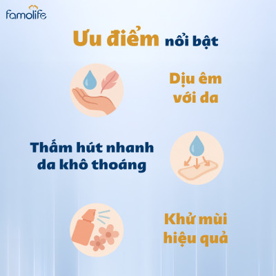 Tã quần người già FAMOLIFE Cao Cấp mềm mại, thấm hút, chuẩn chất lượng Châu Âu