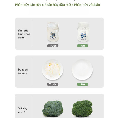 NƯỚC RỬA BÌNH SỮA, RAU CỦ QUẢ KUKU CHỨA ENZYM CHIẾT XUẤT TỪ GẠO/TRÁI CÂY 800ML KU1142-KU1141