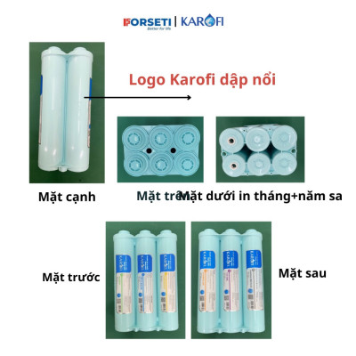 Bộ lõi máy lọc nước KAROFI Smax hiệu suất cao HP 6.2 - Hàng chính hãng