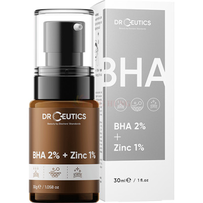 Tinh chất giảm mụn DrCeutics BHA 2% + Zinc 1% (30g) - Hàng chính hãng