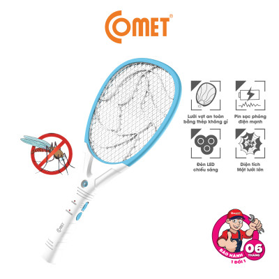 Vợt Muỗi Comet Tuổi Thọ Cao Lỗi 1 Đổi 1 Trong 6 Tháng 