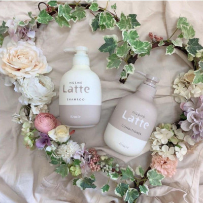 Dầu Xả Dưỡng Tóc Chắc Khỏe Dành Cho Cả Gia Đình Ma & Me Kracie Ma & Me Latte Conditioner 490g