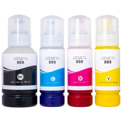 HCM-Mực in tương thích pigment màu đỏ (M) Epson 008 đa năng dành cho EPN M15140 – L15160 – L15150 - hàng nhập khẩu