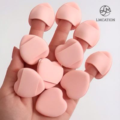 Mút tán kem nền, phấn nước trái tim mini LMcation