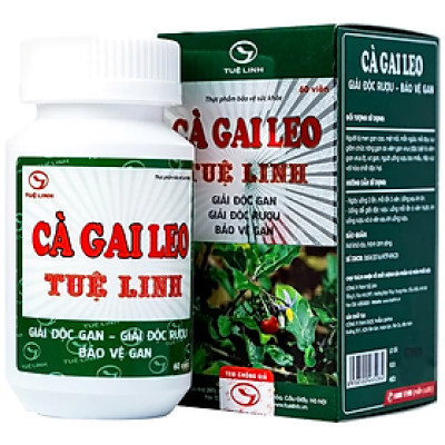 Viên uống Cà Gai Leo Tuệ Linh hỗ trợ giải độc gan (60 viên)