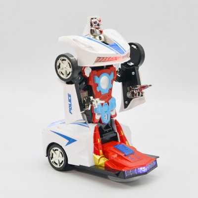 Đồ Chơi DUKA: Robot Biến Hình Xe Cảnh Sát - Siêu Trình Diễn - DK81400