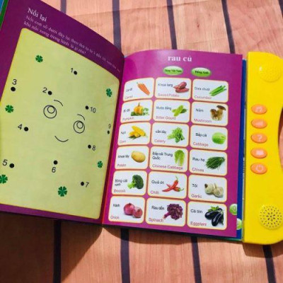 Đồ chơi sách nói song ngữ cho bé từ 3 đến 6 tuổi