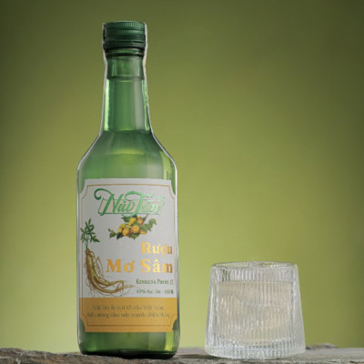 1 thùng - Rượu Mơ Sâm 19 Núi Tản chưng cất từ mơ tươi Ba Vì lên men tự nhiên ngâm cùng Hồng sâm 6 năm Hàn Quốc– 360ml