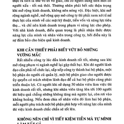 100 Điều Nên Làm, Nên Tránh Trong Kinh Doanh (Tái Bản 2019)