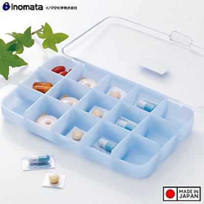 Hộp đựng thuốc chia ngăn Inomata Pure Aid - Hàng Nội Địa Nhật Bản
