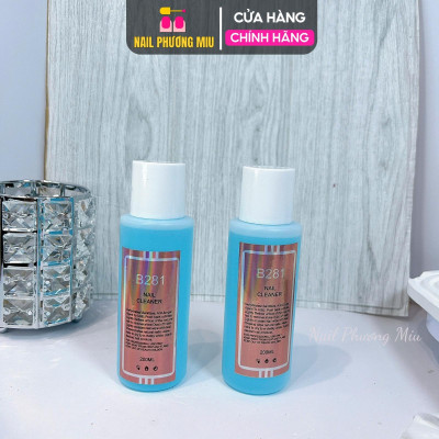 Nước Lau Gel Thơm 200ml B281 Li-nail Làm Nail, Mùi Thơm Nhẹ, Làm Sạch Gel Trên Móng Làm Mềm Gel Gôm, Nắp Chắc Chắn Chuyên Nghiệp Phá Gel Cleansing