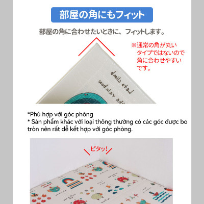 Lysin - thảm tập bò cho bé chống thấm gấp gọn được