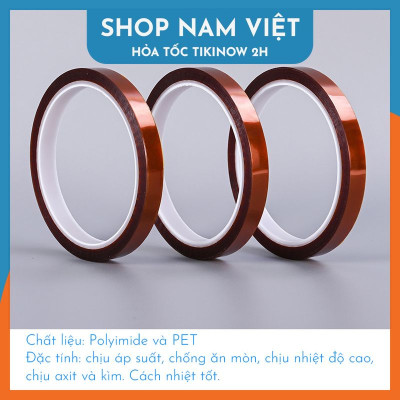 Băng Keo Cách Nhiệt, Chịu Nhiệt Độ Cao, Dán Pin và Mạch Điện Tử