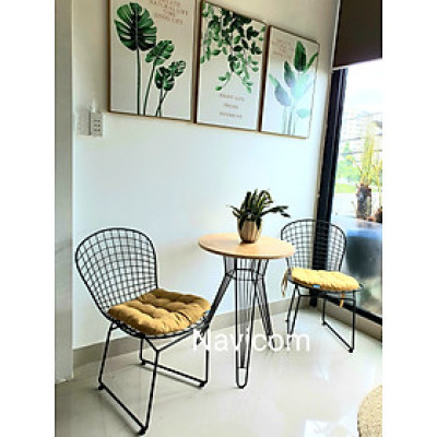 Bộ bàn ghế càfe sân vườn home decore N1