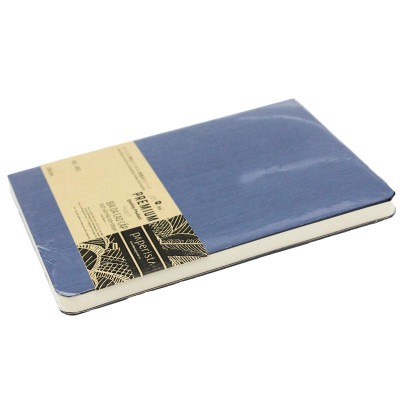 Sổ Da Bìa Mềm Vân Gỗ A5 - Không Kẻ Có Chấm - 200 Trang 100gsm - Blueangel WOL-GM52