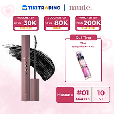 Mascara Chuốt Dài Mi 24H Mude Inspire Longlash Curling Mascara (10ml)