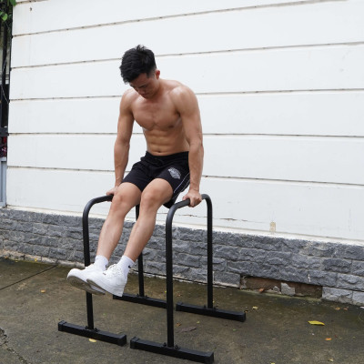 Xà kép mini, Parallettes size 2XL và 3XL (Cao 80cm, 90cm) chính hãng DAI NHAN, làm bằng thép, sơn tĩnh điện