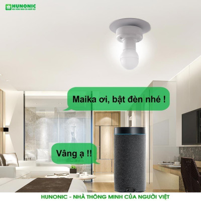Đui Đèn Wifi Hunonic Điều Khiển Từ Xa Qua Điện Thoại,Tối Ưu Hóa Trải Nghiệm Chiếu Sáng