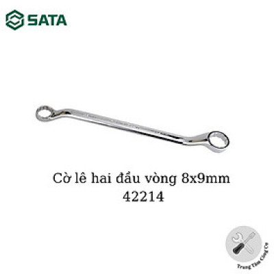 Cờ lê hai đầu vòng 8*9mm - 42214 SATA