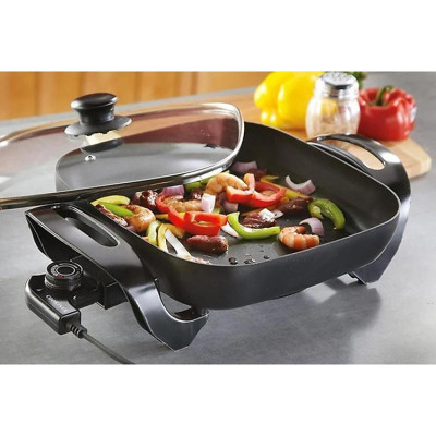 Nồi Chảo Lẩu Điện Vuông Đa Năng - DTCLD01, Giao mầu ngẫu nhiên - Hàng nhập khẩu