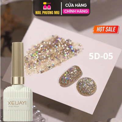 Sơn Gel Nhũ Đài Milan Siêu Sáng Làm Nail, Màu Bạc 02 Lấp Lánh Chai 15ml Cho Móng Lộng Lẫy, Bền Màu, Dễ Sử Dụng