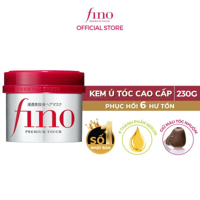 Kem ủ tóc cải thiện tóc hư tổn Fino Premium Touch 230 g