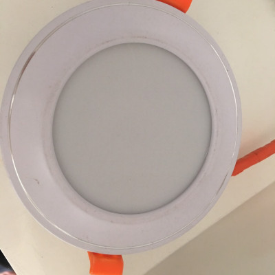 Đèn âm trần mới viền bạc 12w ánh sáng Trắng 6000k - (Hàng nhập khẩu)