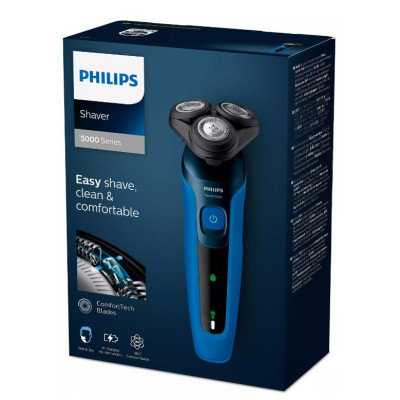 Máy cạo râu khô và ướt Philips S5444 - Cạo râu sảng khoái, bảo vệ da - Hàng Chính Hãng