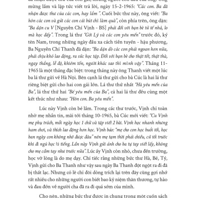 Sách - Những Cánh Thư Ra Bắc Vào Nam