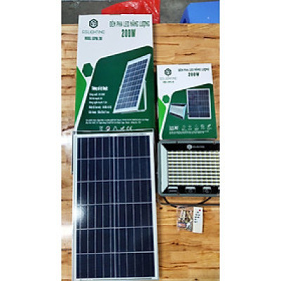 Đèn pha năng lượng mặt trời 200W GSlighting ( solar flood light)