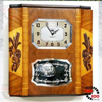 Mặt số  đồng hồ Odo cổ kiểu bát giác ngang 25cmx 19cm, thay thế mặt Odo cũ do Kankoo Clock cung cấp và bảo hành 5 năm