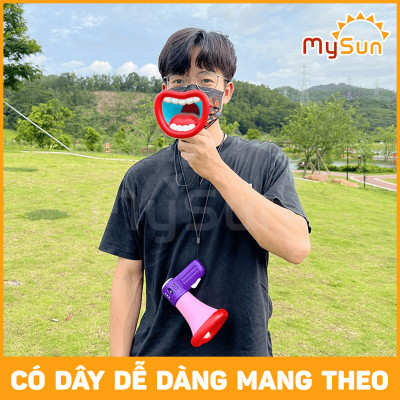 Loa đồ chơi cho bé loa mini thay đổi giọng nói phát thanh cầm tay tặng PIN