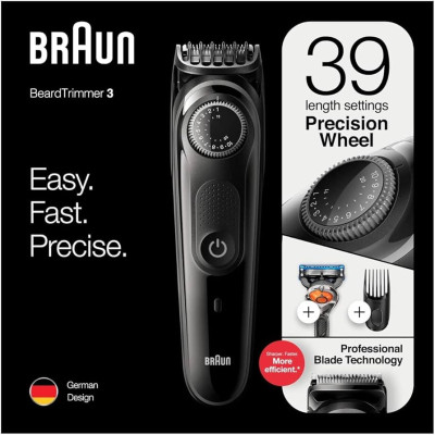 Tông Đơ Cắt tóc Braun Trimmer 3 BT3242 Hàng chính hãng