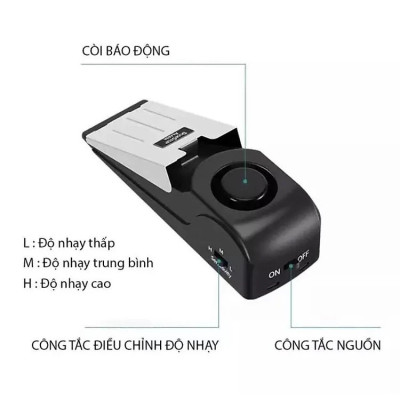 Báo Động Chống Trộm Cảm Biến Chặn Cửa - Hàng Chính Hãng