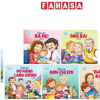 Sách - Bộ Sách Bé Học Biết Ơn (Bộ 5 Cuốn)