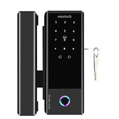 Khóa cửa kính thông minh quản lý qua app neolock không cần khoan NeoA6-B