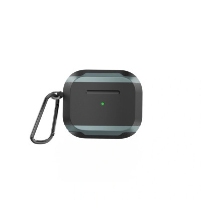 Hộp đựng tai nghe chống sốc Wiwu Defender Watch Case cho Airpods Pro có khóa chống rơi, chống mất, bảo vệ an toàn 360 độ - Hàng chính hãng
