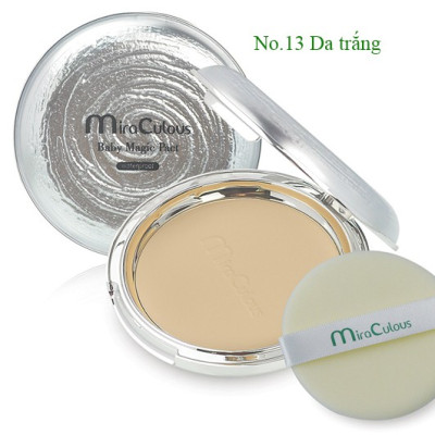Phấn trang điểm siêu mỏng mịn Mira Culous Magic Pact Hàn Quốc 22g - Chọn Tone