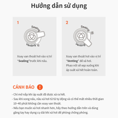 Nồi áp suất điện tử Lock&Lock EJP666SLV 6 Lít - Hàng chính hãng