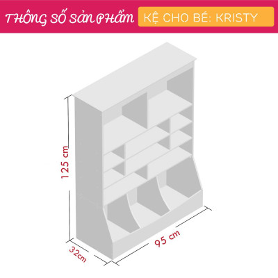 Kệ để đồ chơi cho bé SMLIFE Kristy