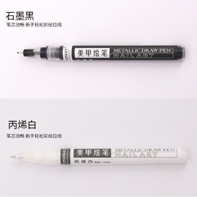 Bút Vẽ Móng Vinimay Nét Mảnh, Cao Cấp, Chất Lượng Cao, Mực Ra Đều, Không Đứt Đoạn, Dành Cho Thợ Làm Nail Tiện Lợi
