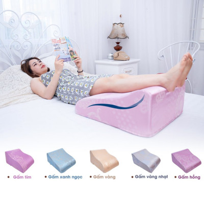 VỎ GỐI KÊ CHÂN CHỐNG GIÃN TĨNH MẠCH YOROKOBI 25CM- XANH NGỌC LAM