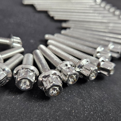 Ốc đầu trụ vương miệng 6li inox 304 gắn xe máy có nhiều size lựa chọn