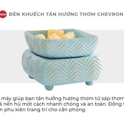 Máy khuếch tán hương thơm 2 trong 1 Yankee Candle - Chevron