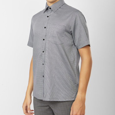 Áo sơ mi nam tay ngắn-V46-014525-GY5
