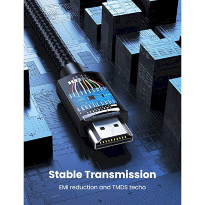 Ugreen UG40102HD119TK 3M 4K 60Hz màu đen Cáp hdmi - HÀNG CHÍNH HÃNG